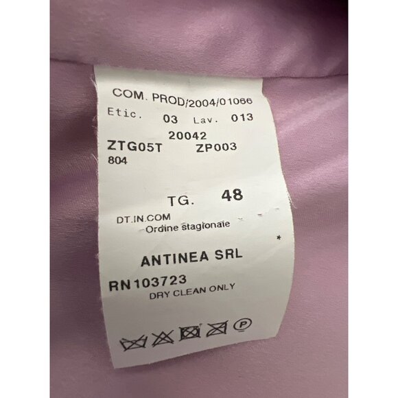Vintage Armani‎ Collezioni Soft Pink Blazer Jacket Size 12 Viscose Made in Italy - Picture 7 of 15